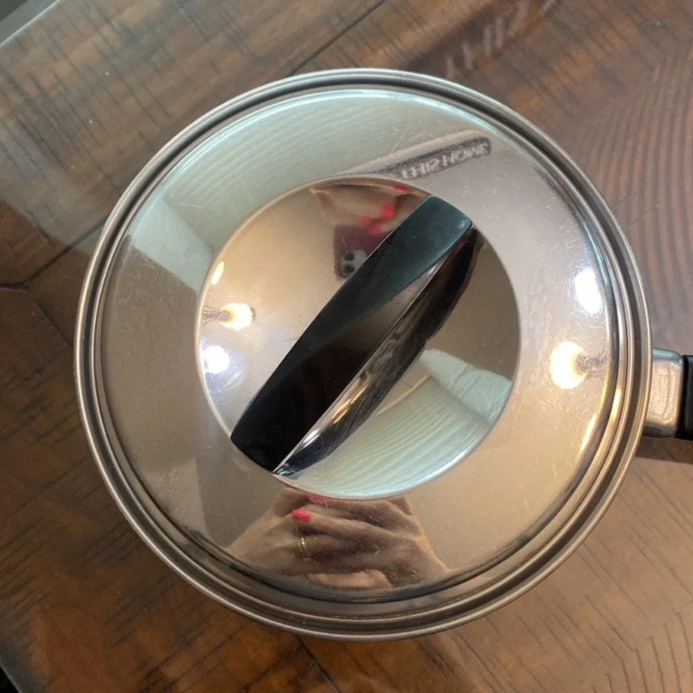 Ekcoware stainless steel pan with lid copper bottom